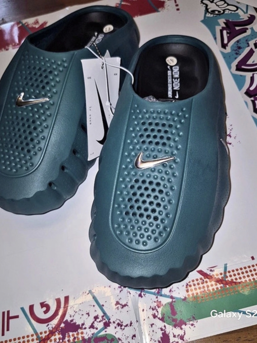 Nike Mind 001 "Geode Teal" Green Mules